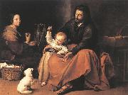 MURILLO, Bartolome Esteban The Holy Family sgh oil painting picture wholesale